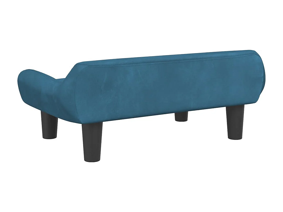 Kessel  Lit pour cen bleu 70x40x24 cm velours