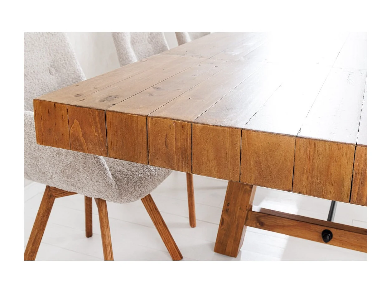 Table RANCHO – Extensible jusqu'à 400 cm – Pour l'envoi de cette table, nous contacter pour un devis sur mesure