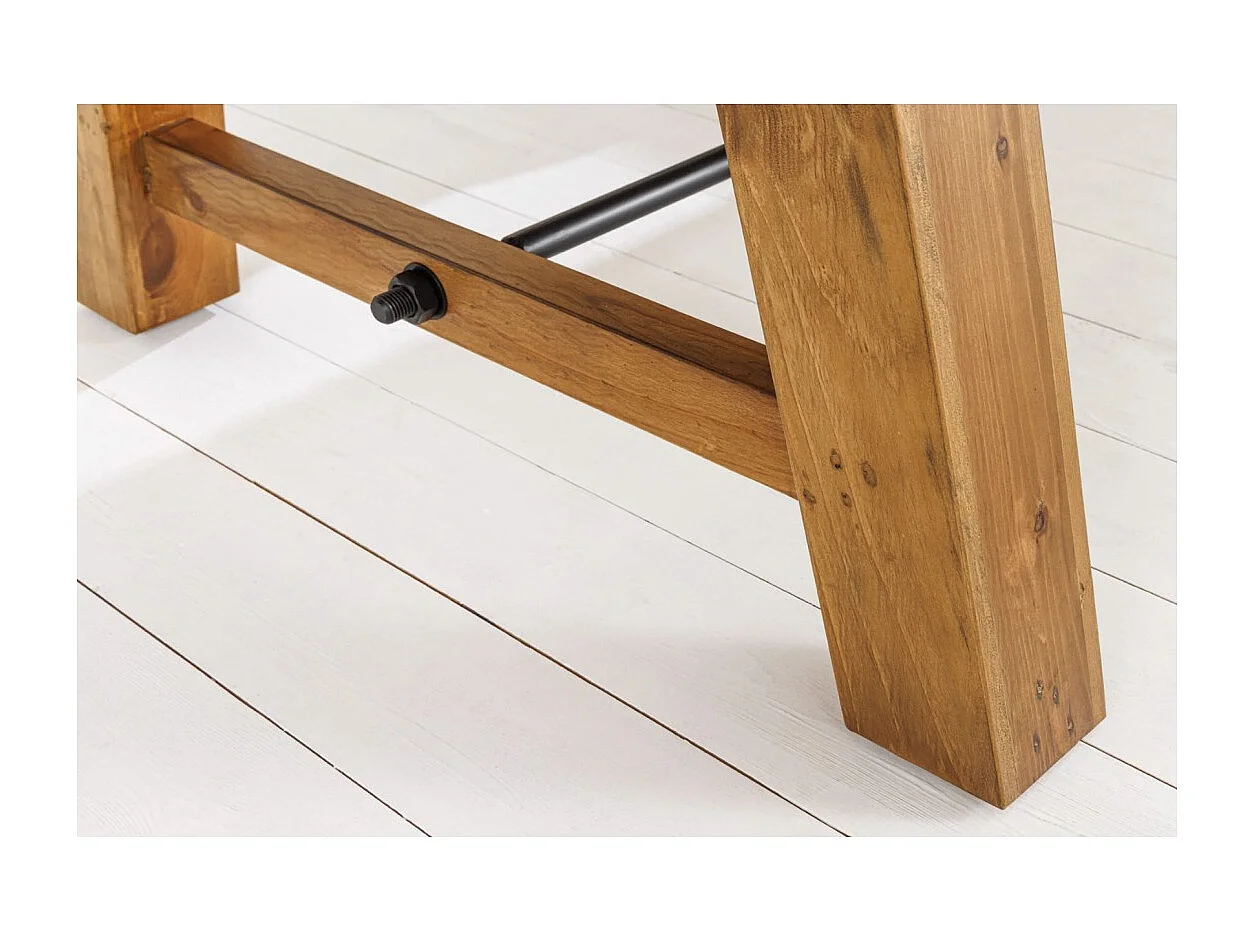 Table RANCHO – Extensible jusqu'à 400 cm – Pour l'envoi de cette table, nous contacter pour un devis sur mesure