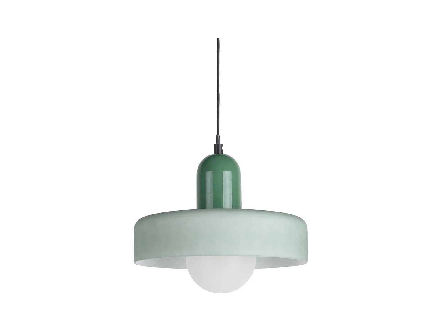 Lampe suspendue en verre Opaco Grato