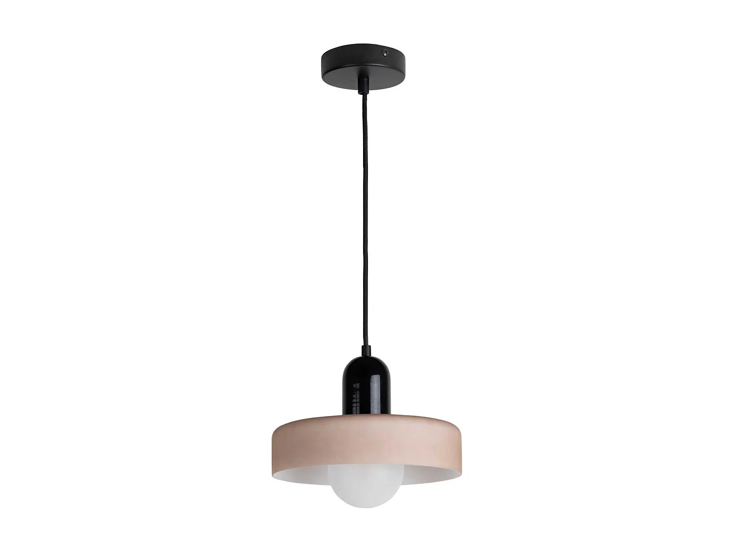 Lampe suspendue en verre Opaco Grato