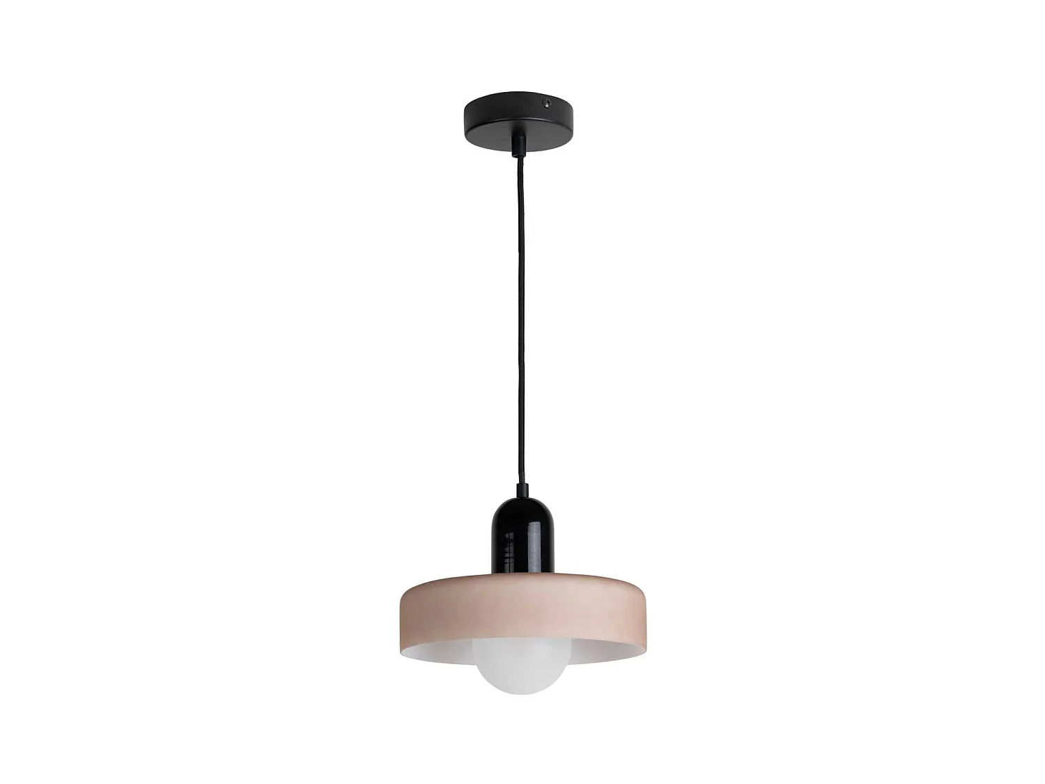 Lampe suspendue en verre Opaco Grato