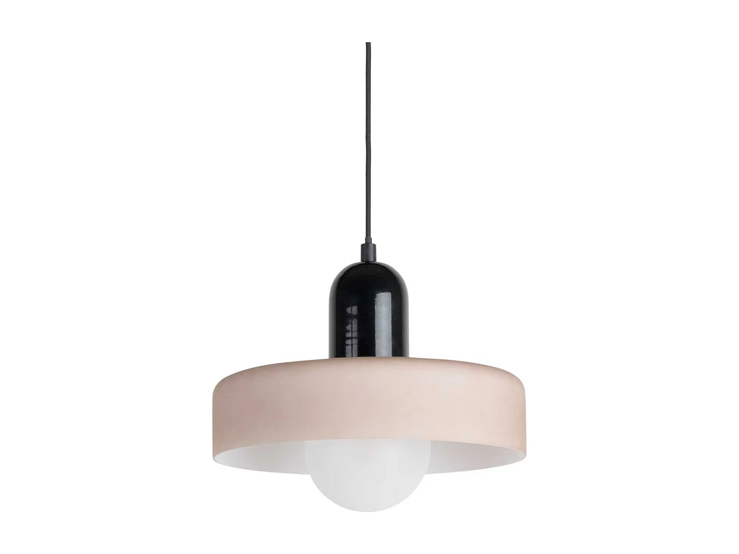 Lampe suspendue en verre Opaco Grato