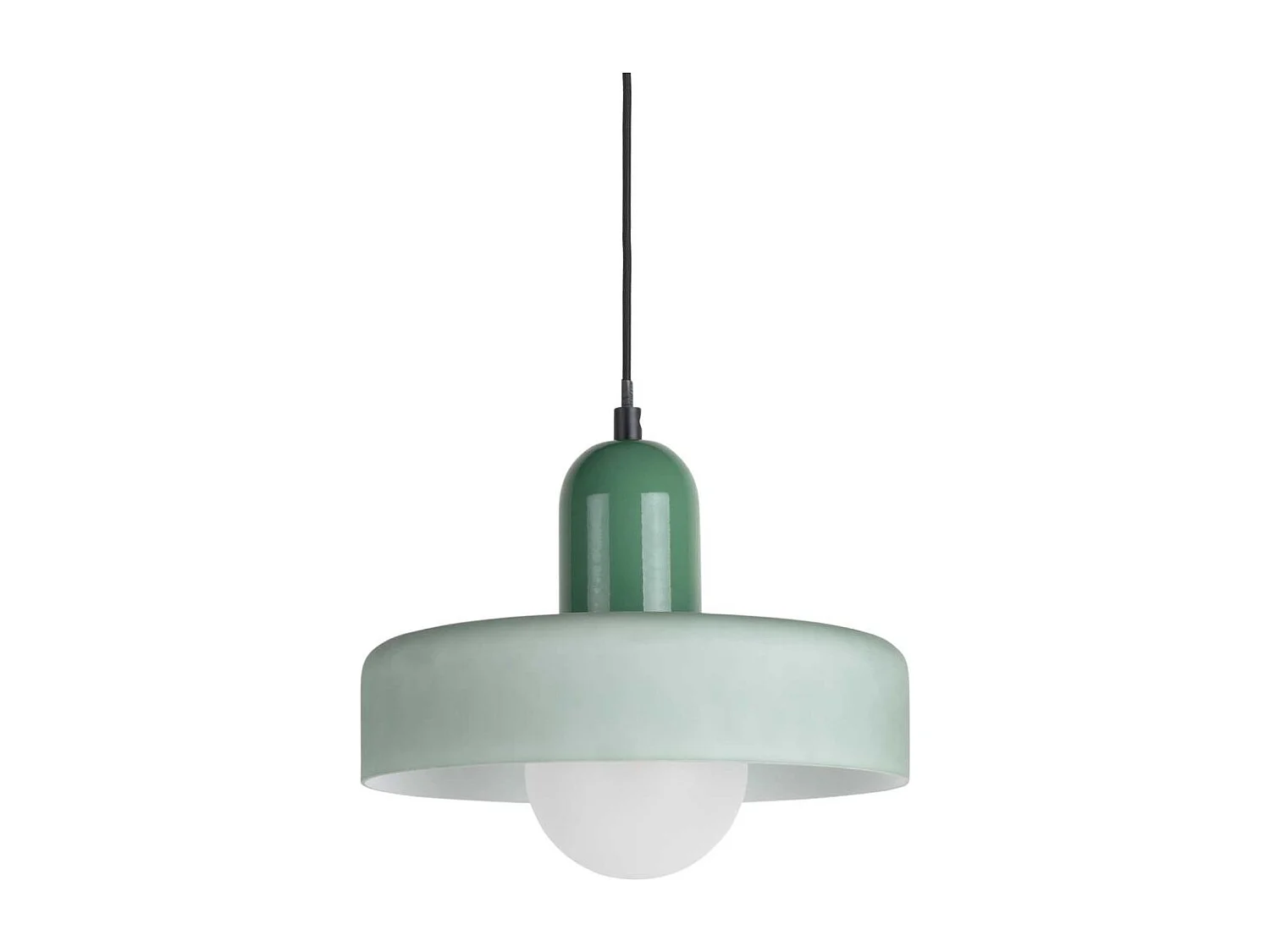 Lampe suspendue en verre Opaco Grato