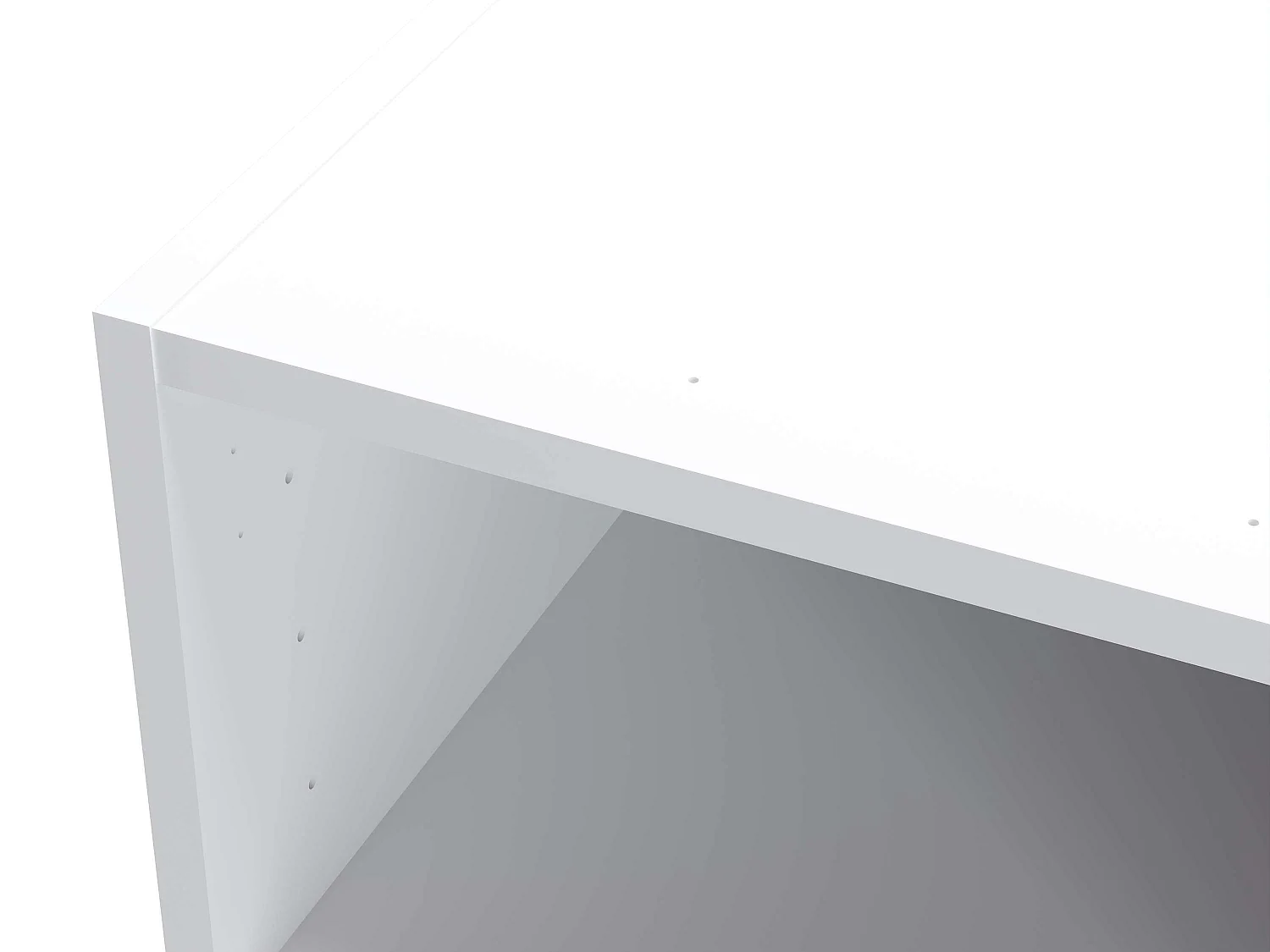 Colonne penderie 2 tiroirs TALESA blanc