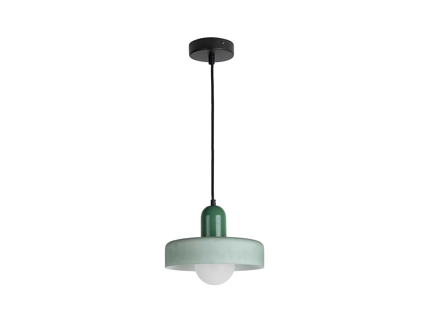 Lampe suspendue en verre Opaco Grato