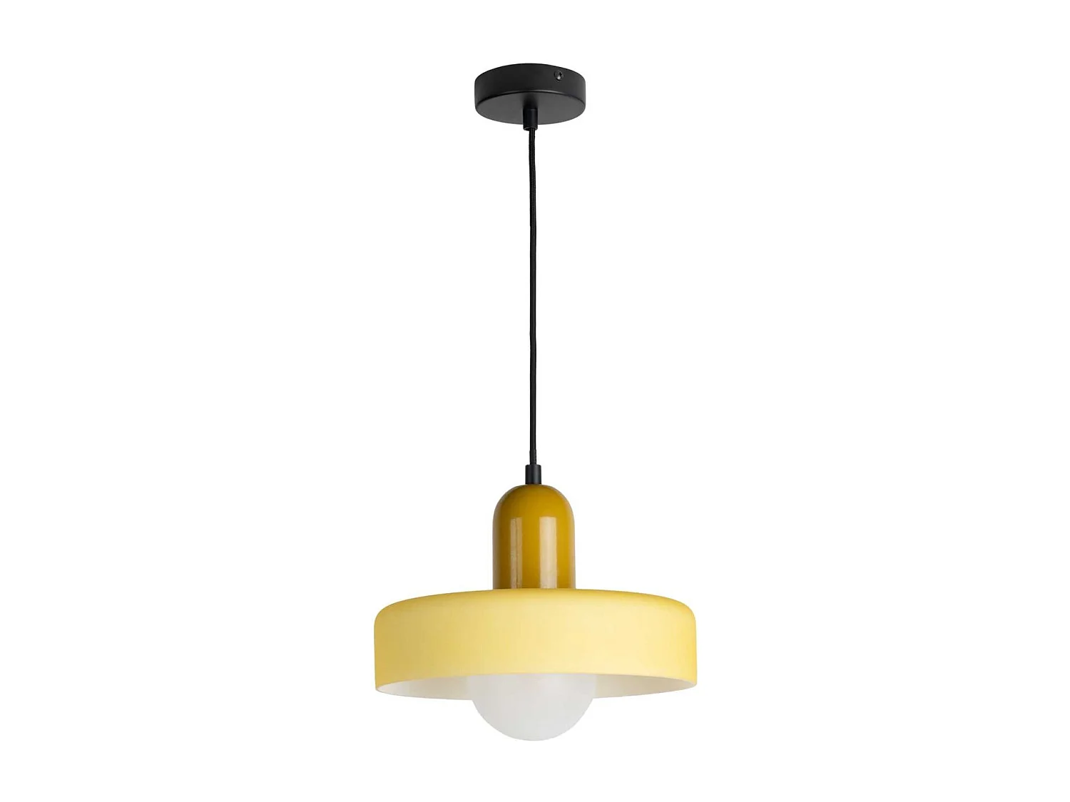 Lampe suspendue en verre Opaco Grato