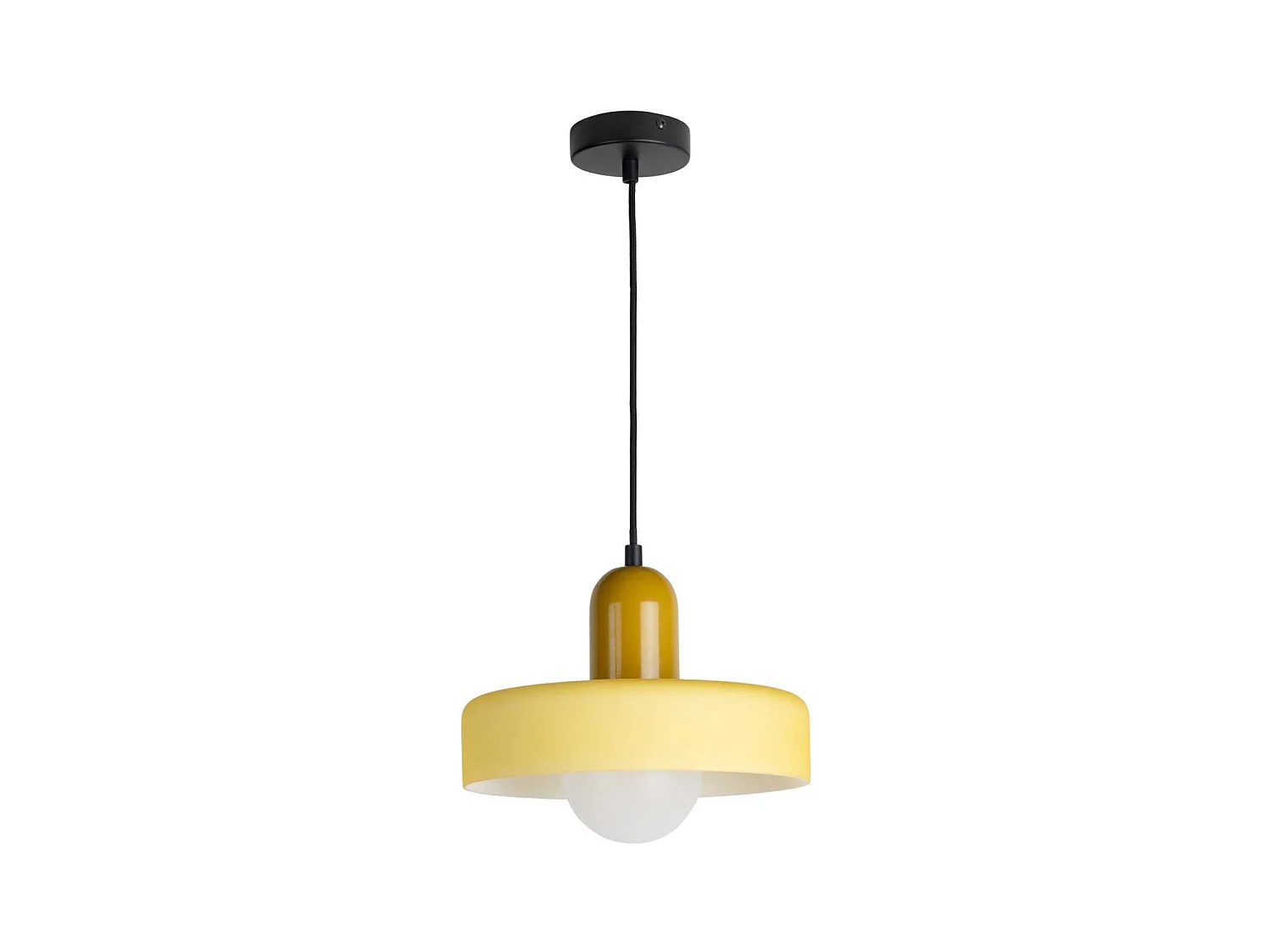 Lampe suspendue en verre Opaco Grato