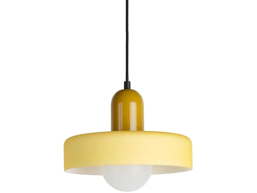 Opaco Grato Pendelleuchte - 25x25x23 cm - Gelb