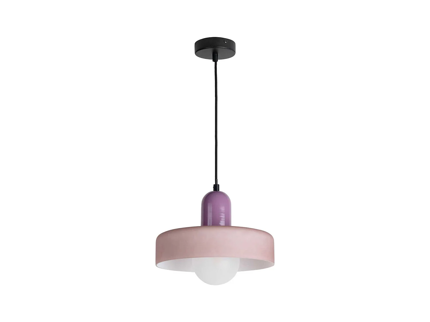 Lampe suspendue en verre Opaco Grato