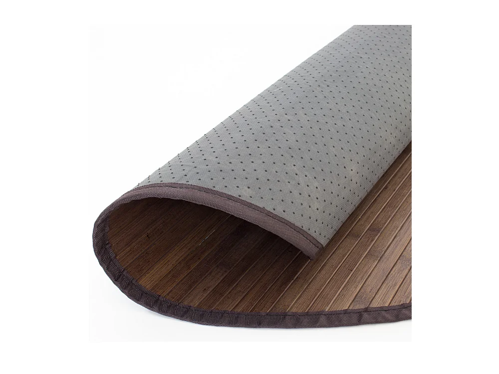 Bambus Teppich 90 cm Braun