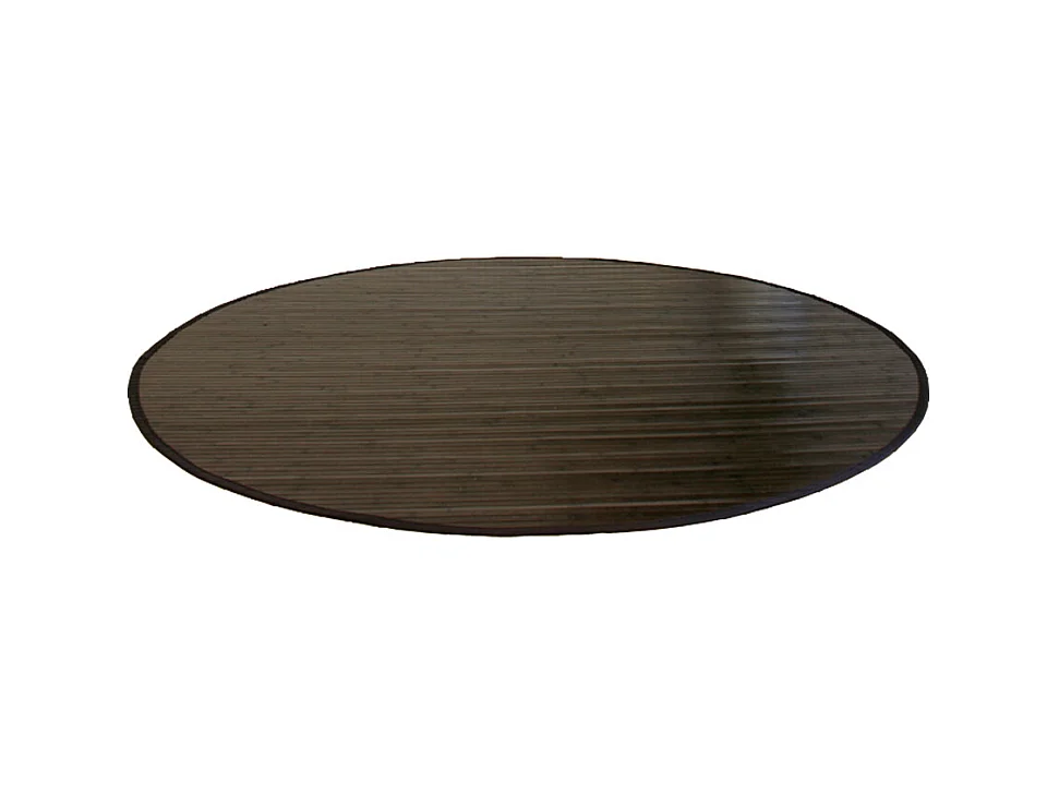 Bambus Teppich 90 cm Braun