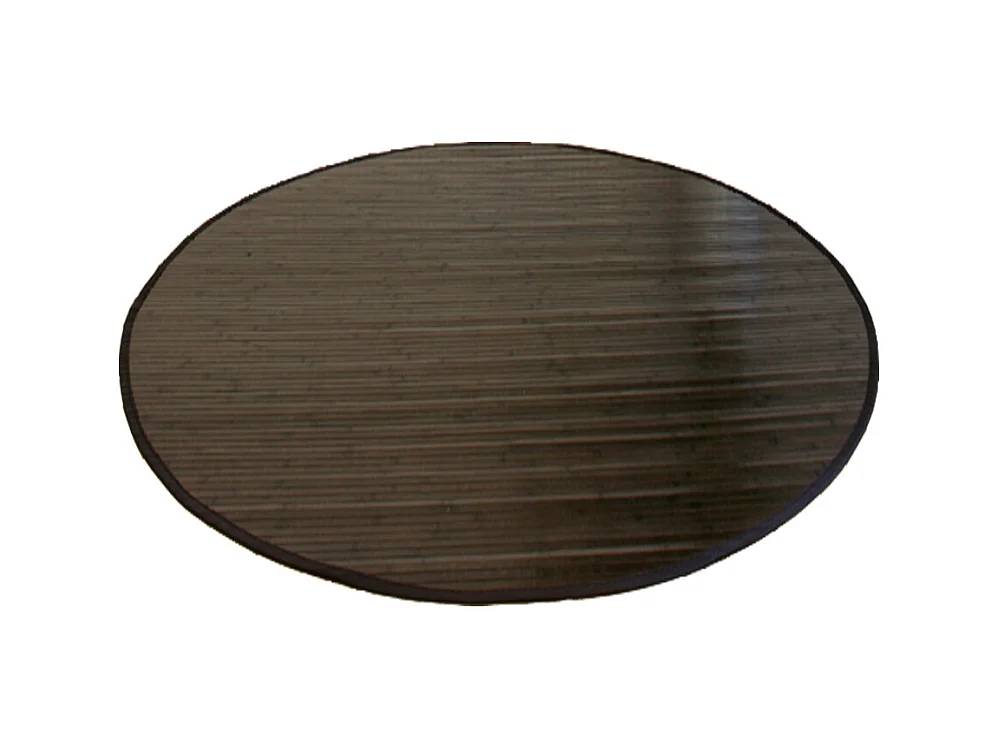 Bambus Teppich 90 cm Braun