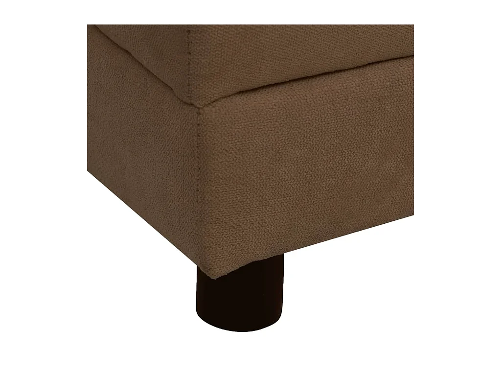 Le Havre  Canapé pour cen avec oreiller Marron 83x44x44 cm Peluche
