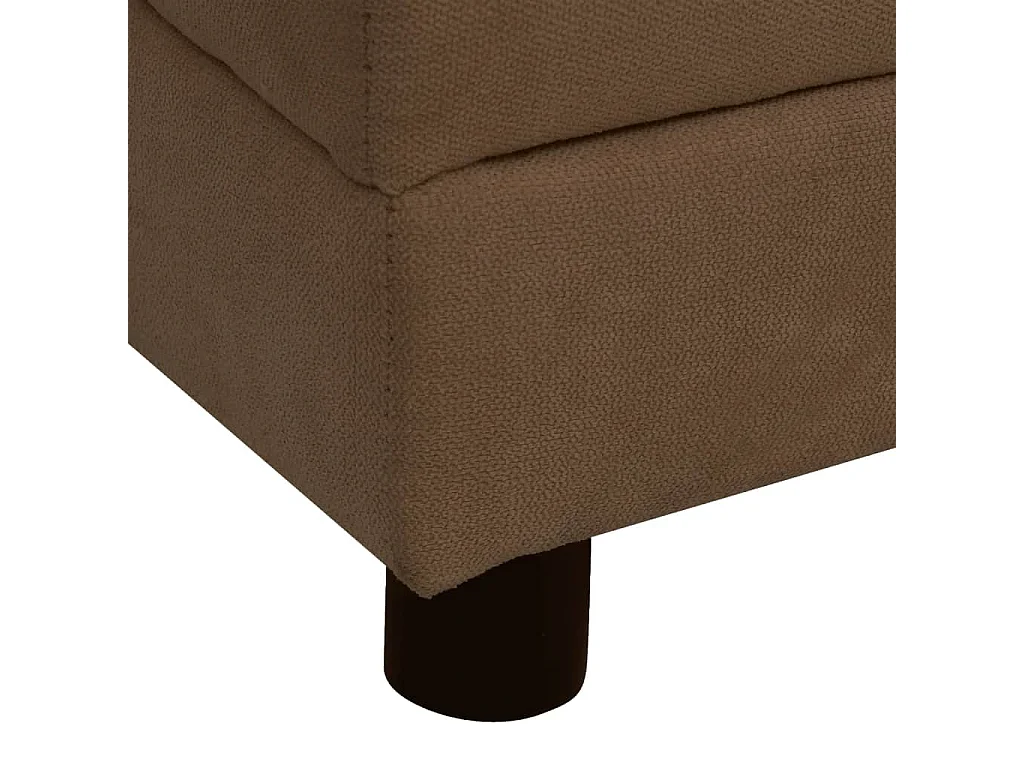 Le Havre  Canapé pour cen avec oreiller Marron 83x44x44 cm Peluche