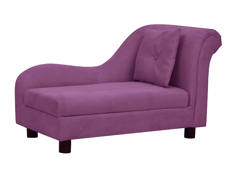 Le Havre  Canapé pour cen avec oreiller Bordeaux 83x44x44 cm Peluche