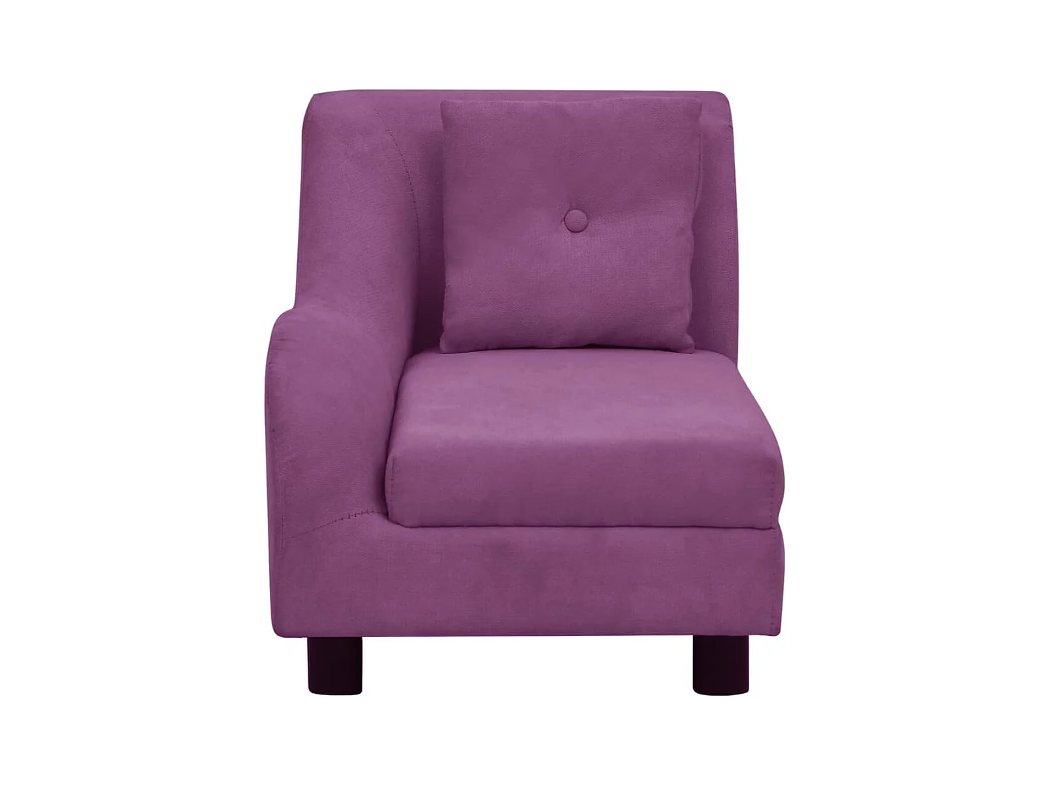 Le Havre  Canapé pour cen avec oreiller Bordeaux 83x44x44 cm Peluche