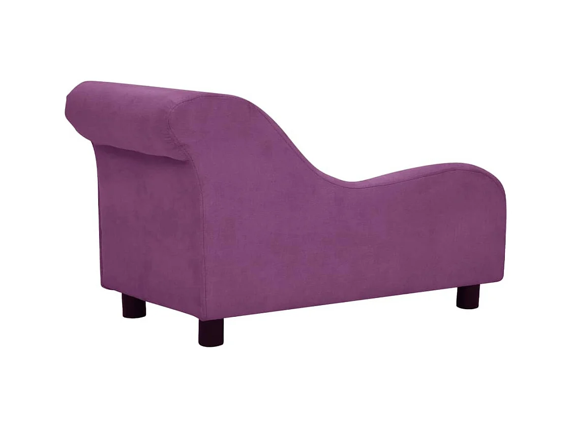 Le Havre  Canapé pour cen avec oreiller Bordeaux 83x44x44 cm Peluche