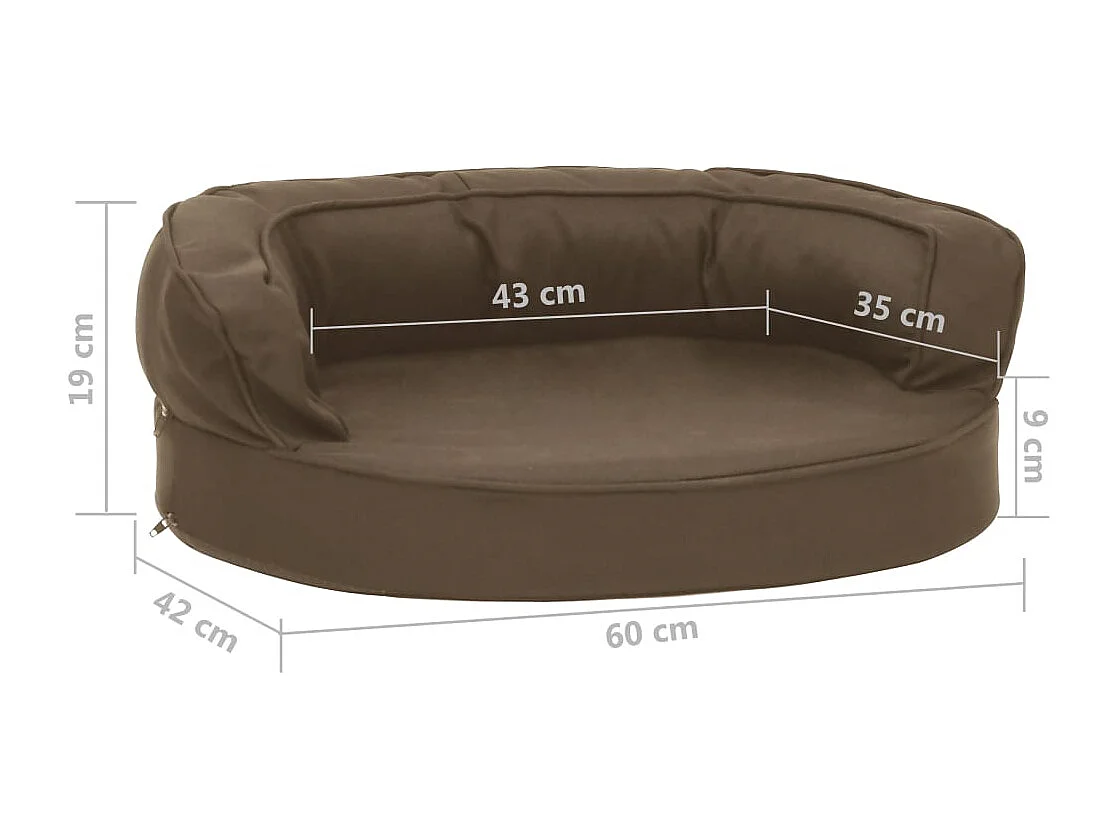 Xarvir  Matelas de lit ergonomique pour cen 60x42 cm Aspect de lin