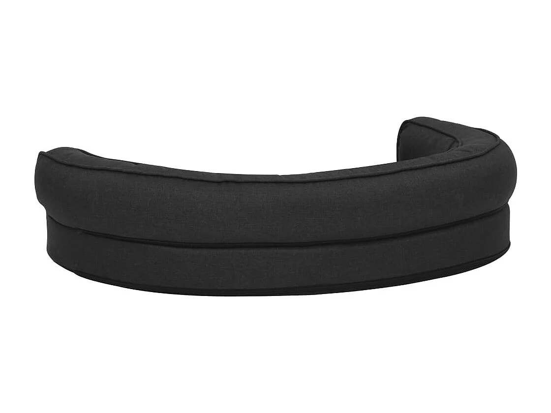 Xarvir  Matelas de lit ergonomique de cen 75x53 cm Aspect de lin Noir