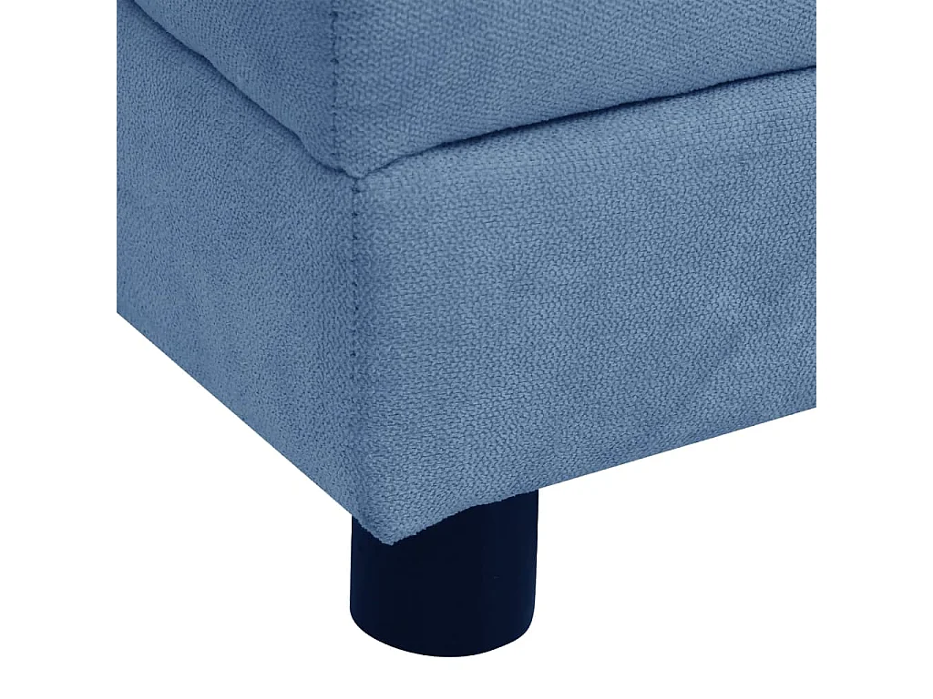 Le Havre  Canapé pour cen avec oreiller Bleu 83x44x44 cm Peluche