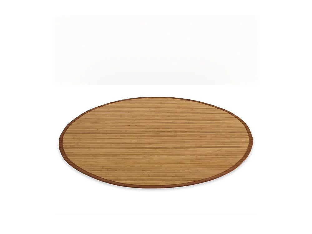 Bamboe Vloerkleed 200 cm Bruin