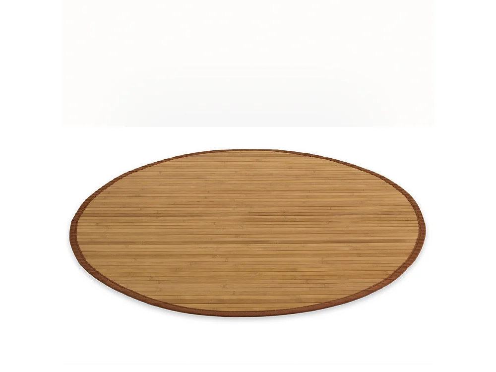 Alfombra de bambú 200 cm Marrón
