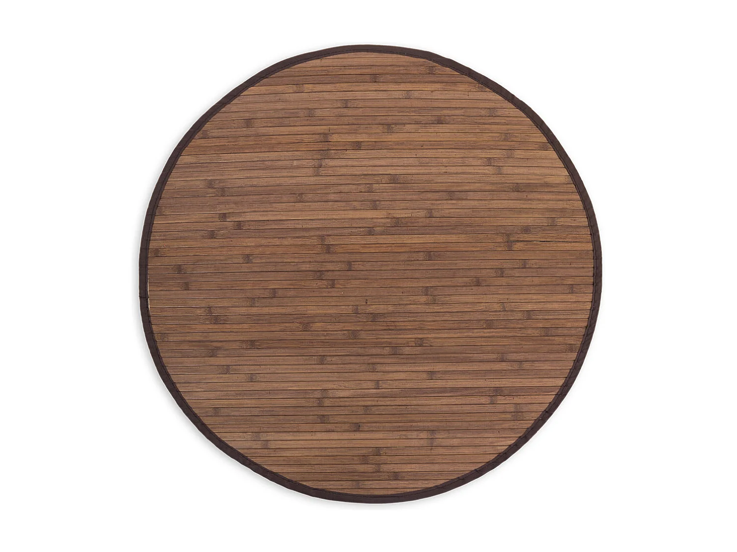 Alfombra 150 cm bambú marrón oscuro
