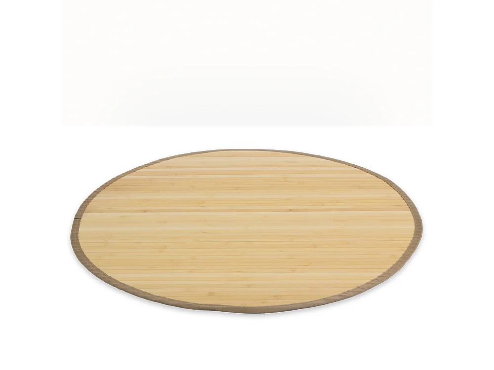 Tapis 120 cm Bambou Naturel Clair