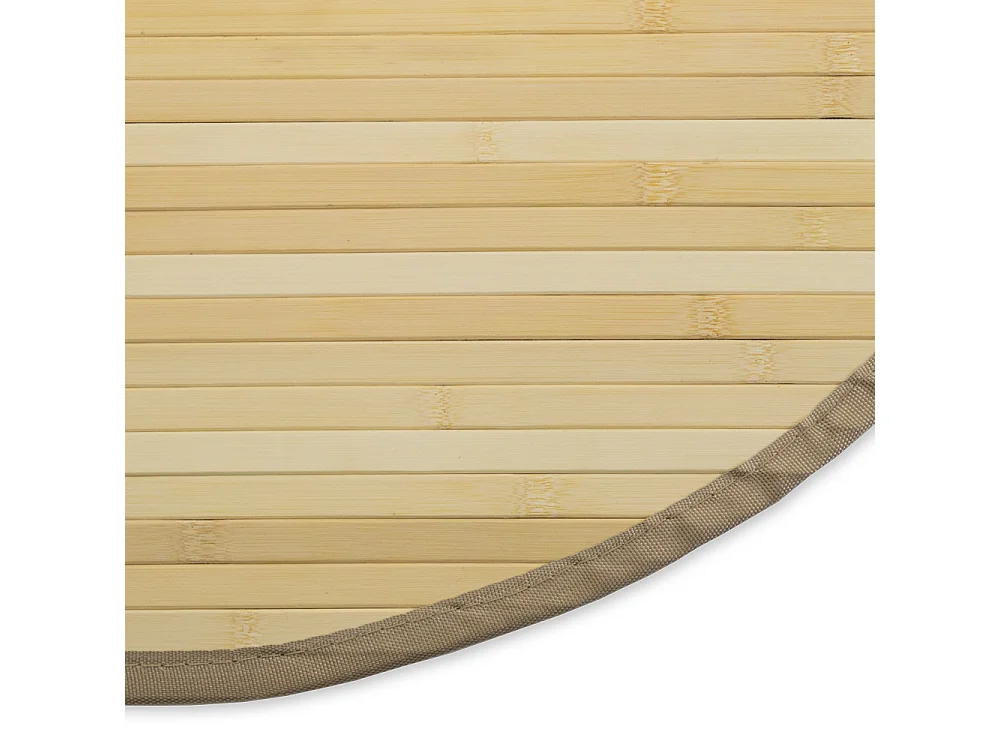 Tapis 120 cm Bambou Naturel Clair
