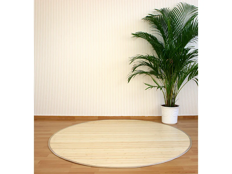 Tapis 180 cm naturel clair