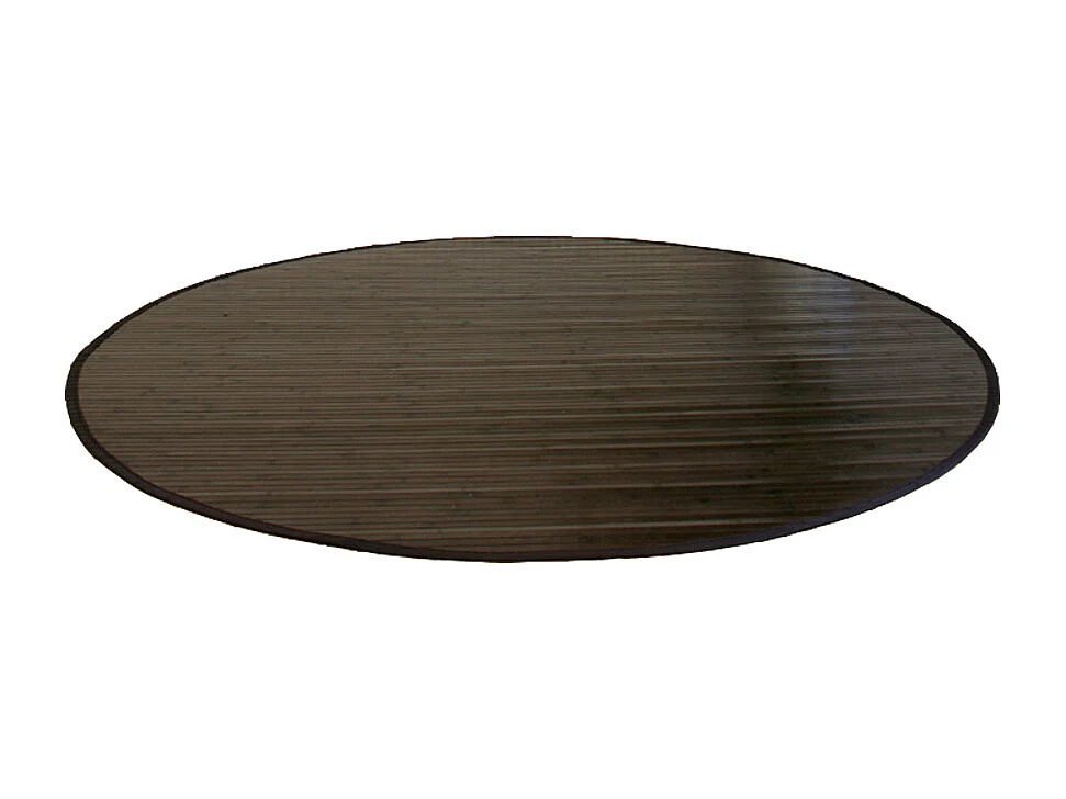 Tappeto 180 cm bambù marrone scuro