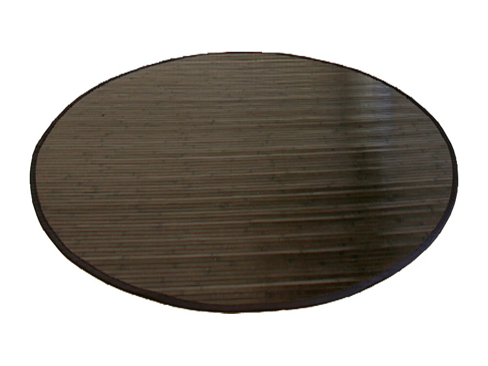 Tappeto 180 cm bambù marrone scuro