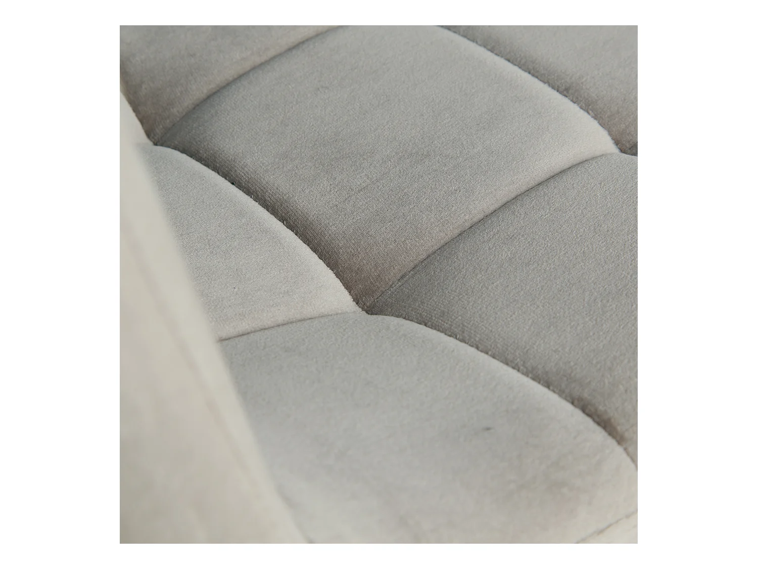 Tavolo da pranzo 90x73x60 cm, rovere bianco, velluto crema