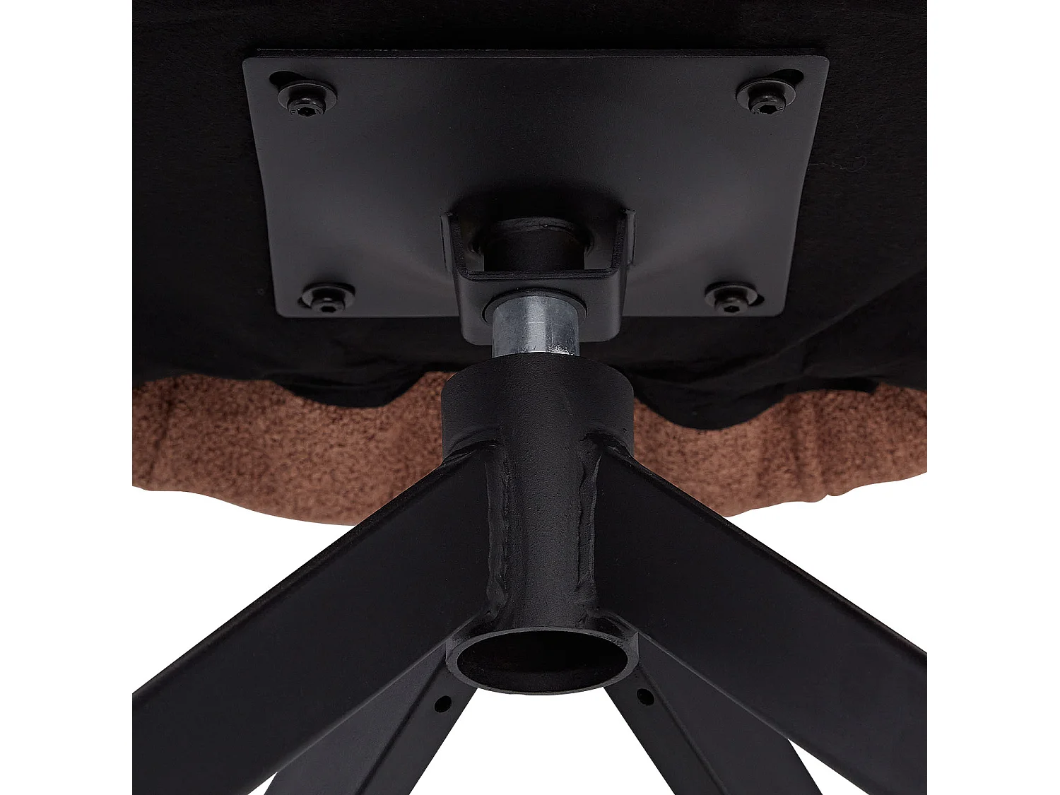 Esstisch 200x100 cm Braun Schwarz