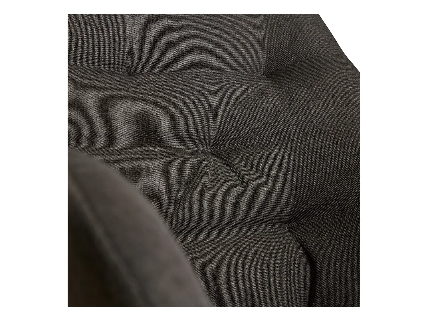 Table à manger 80x80x75 cm blanche avec 2 chaises anthracite