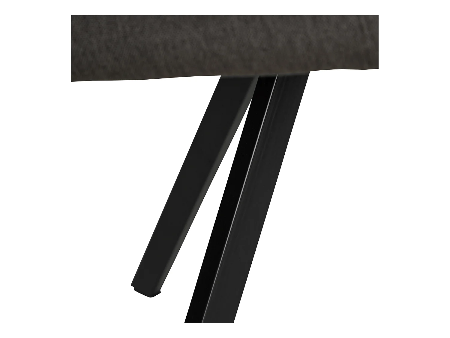 Table à manger 80x80x75 cm blanche avec 2 chaises anthracite