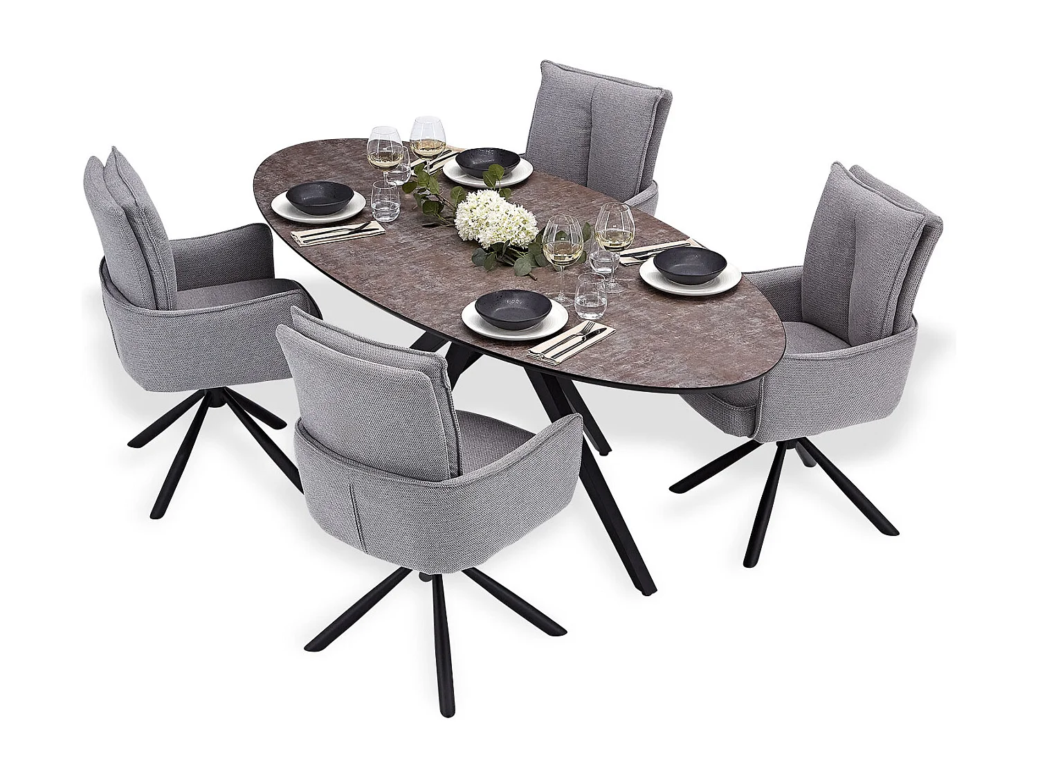 Stół jadalniany 200x95x76 cm Brązowy Industrialny styl