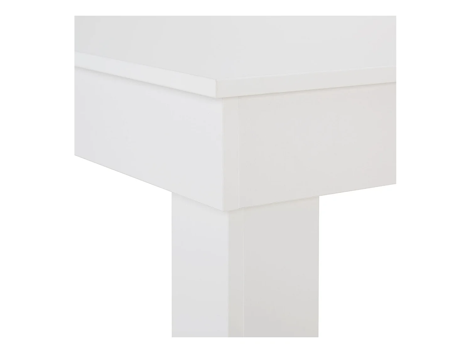 Esstisch 90x73x60 cm, weiße Creme Samtstühle