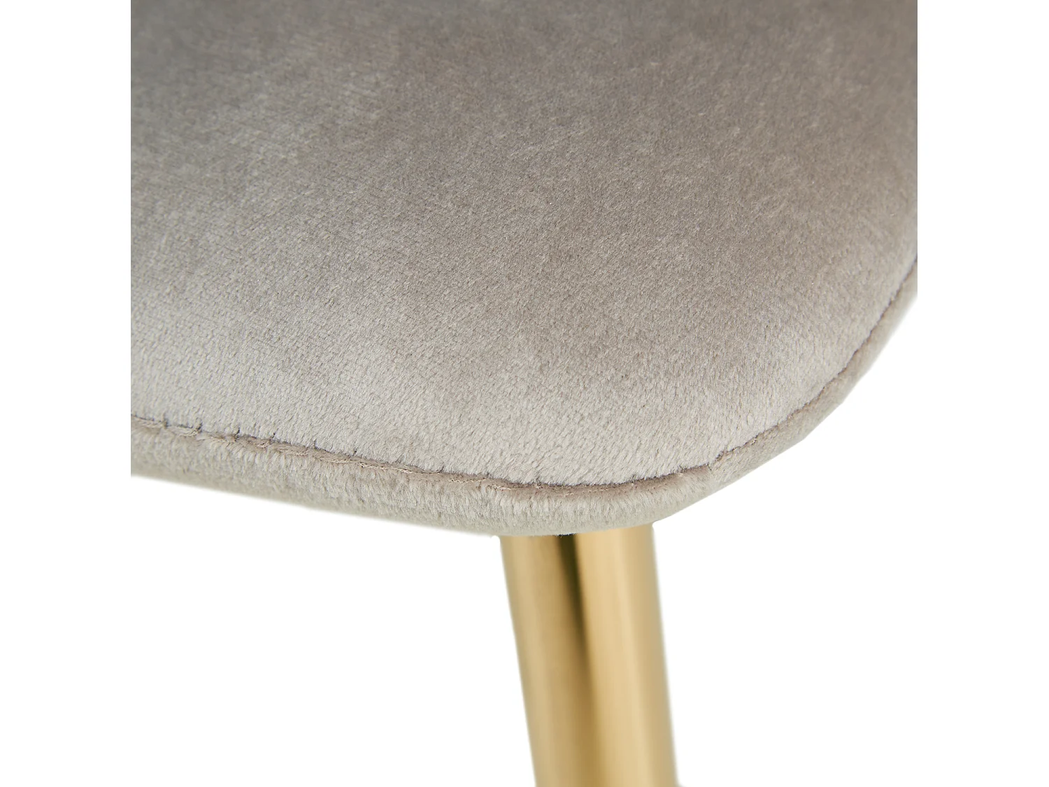 Eettafel 90x73x60 cm wit, crème fluwelen stoelen