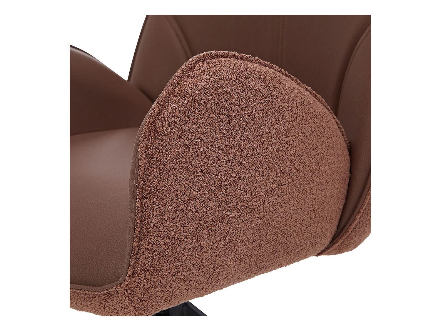 Esstisch und Stühle 200x95x76 cm Braun Schwarz Industrieller Look