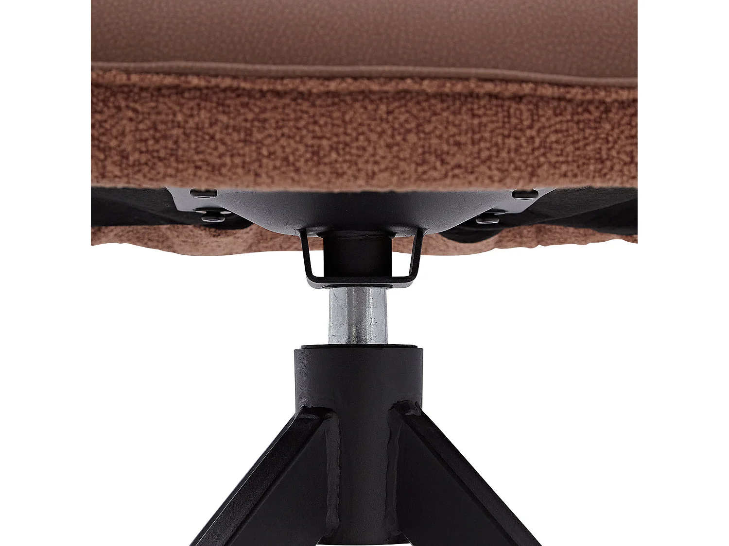 Esstisch und Stühle 200x95x76 cm Braun Schwarz Industrieller Look