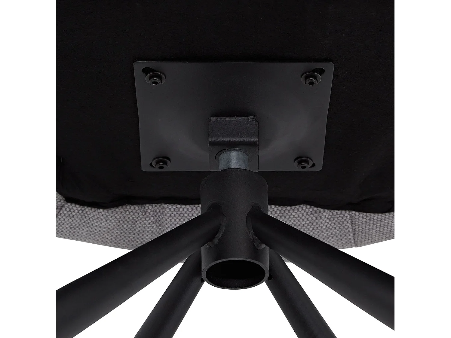 Stół jadalniany i krzesła 200x100 cm brązowo-szary, industrialny styl