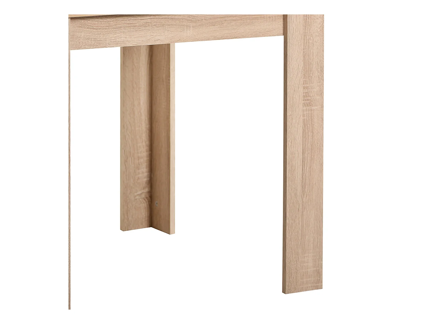 Table à manger 80x80x75 cm chêne sonoma naturel Table de salle à manger avec 2 chaises en velours crème