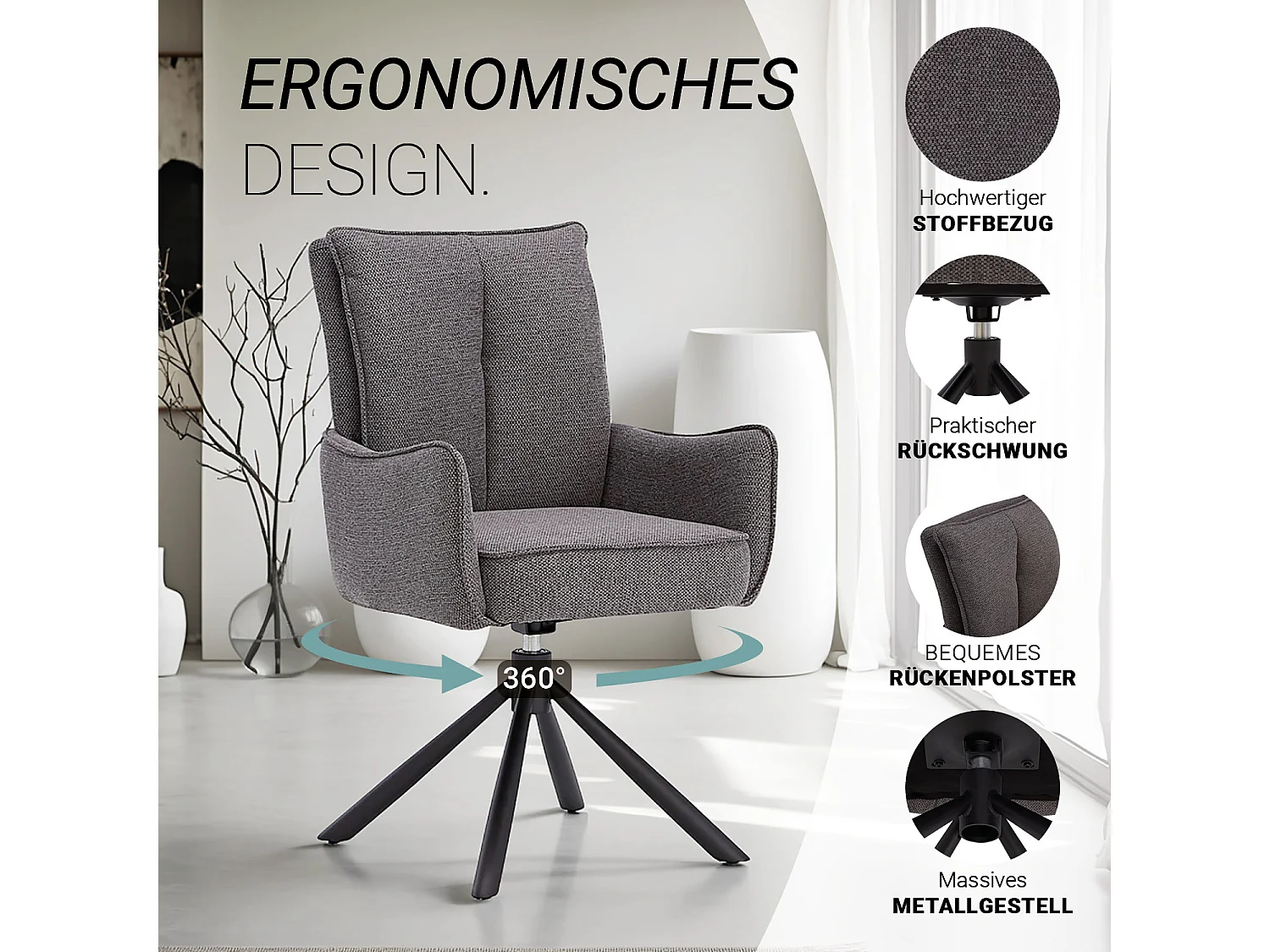 Stół jadalniany i krzesła 200x95x76 cm Brązowy i szary, industrialny styl