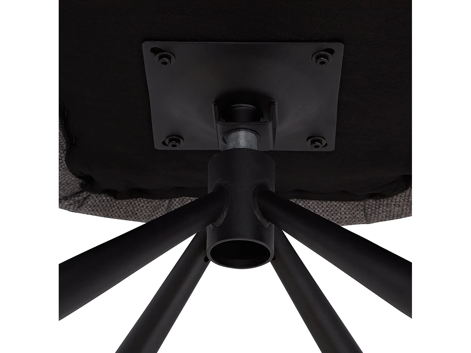 Stół jadalniany 200x100 cm brązowy nowoczesny stół do jadalni dla 8 osób industrialny styl z 6 ciemnoszarymi krzesłami tapicerowanymi