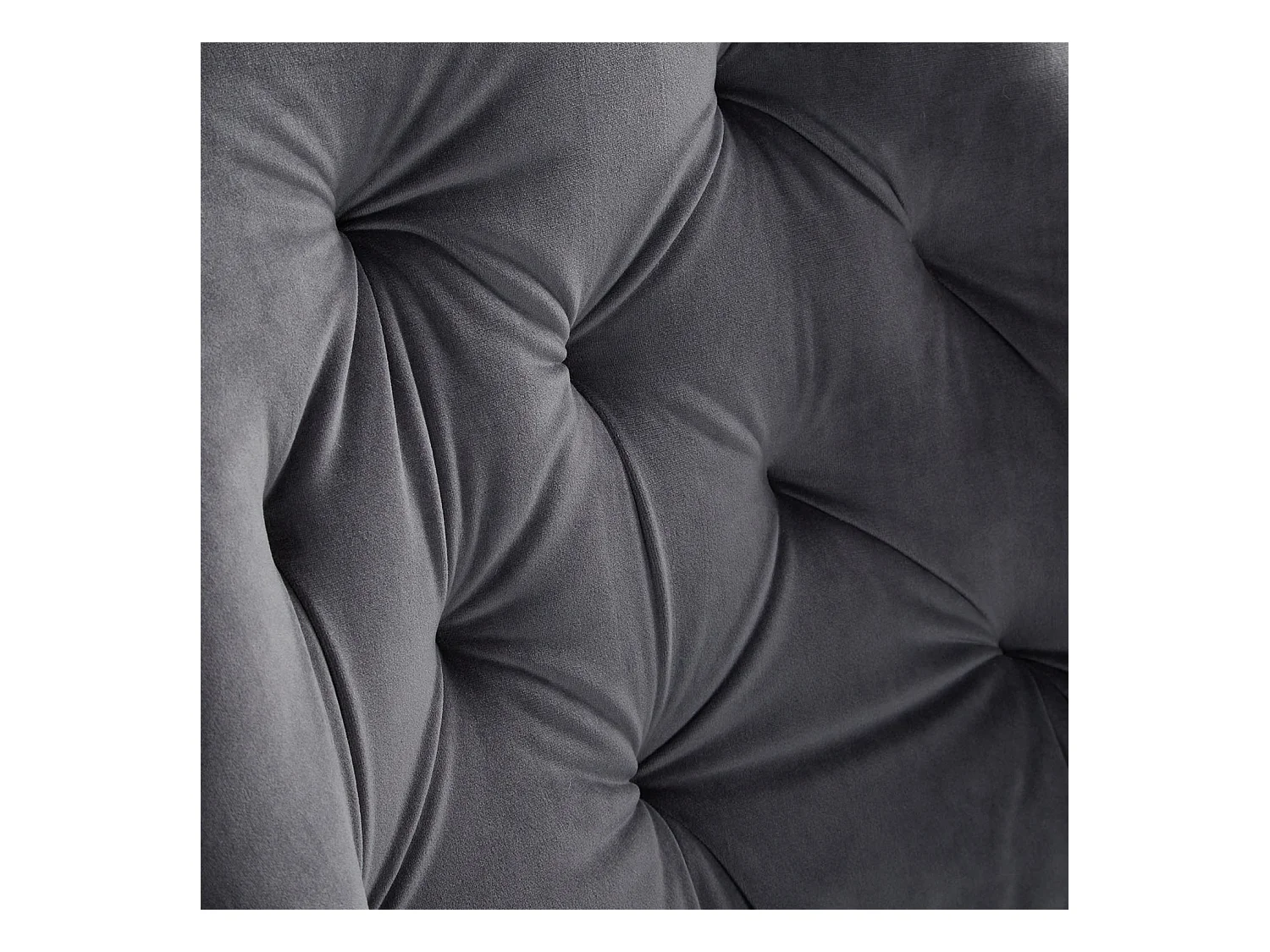 Table à manger 80x80x75 cm blanche avec 2 chaises œuf en velours gris