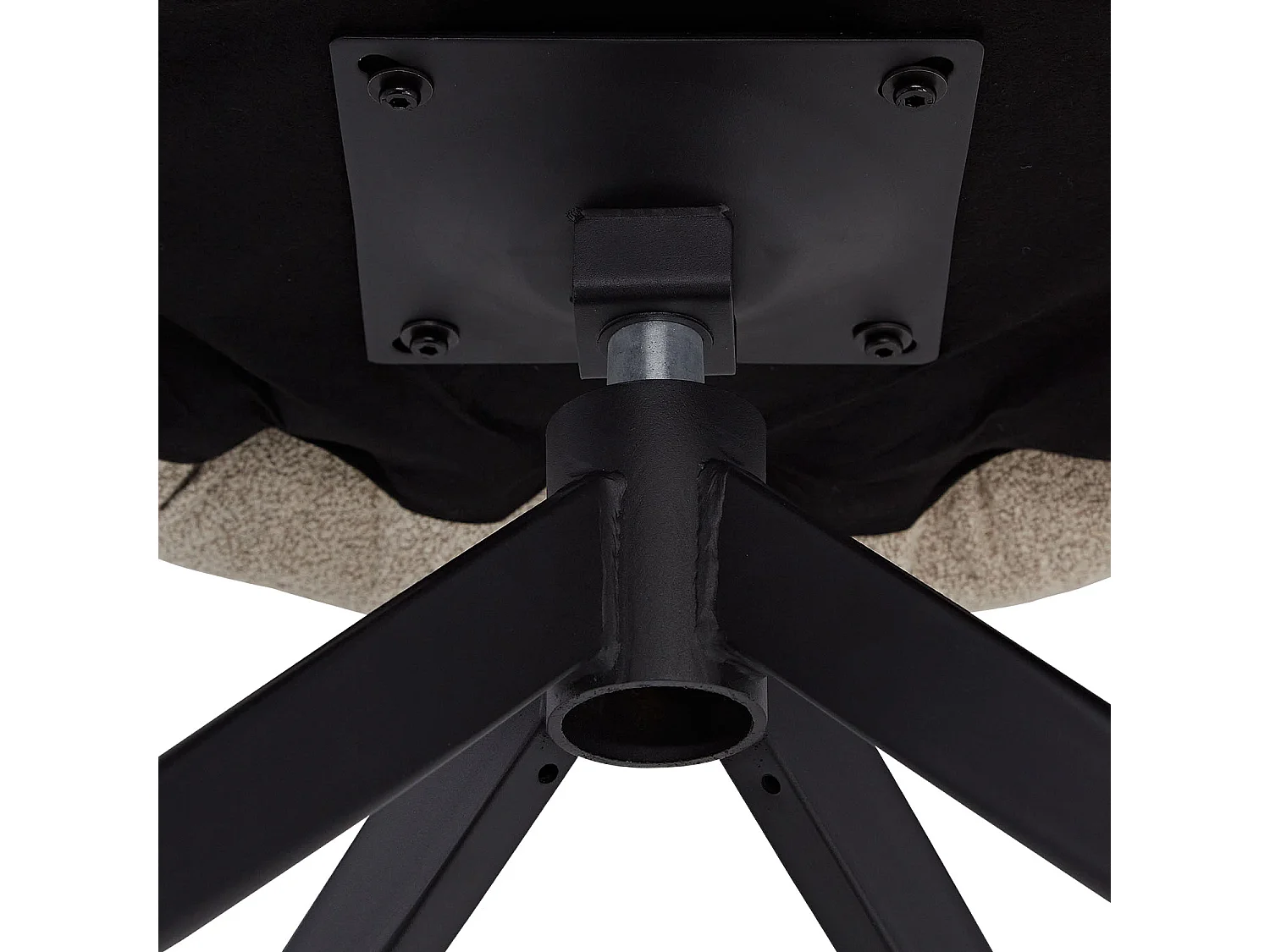 Stół jadalniany 200x100 cm brązowy nowoczesny stół do jadalni 8-osobowy industrialny styl z 6 beżowymi skórzanymi krzesłami