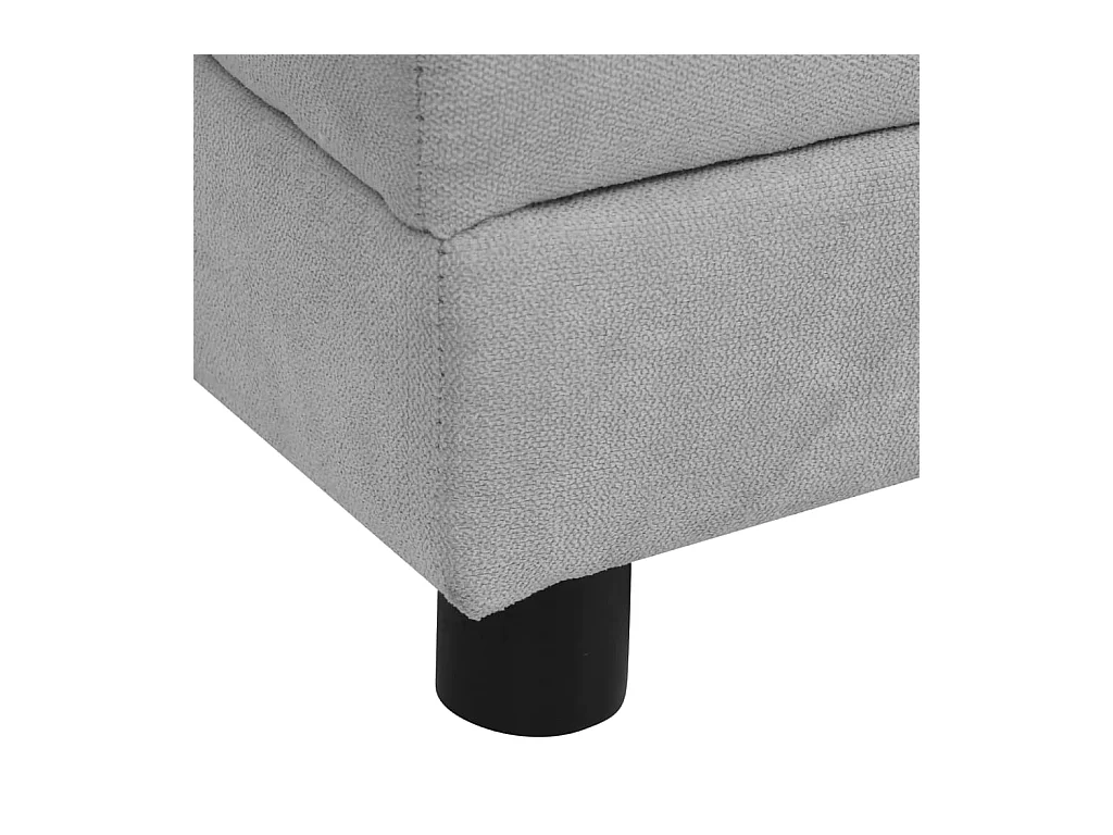 Le Havre  Canapé pour cen avec oreiller Gris 83x44x44 cm Peluche