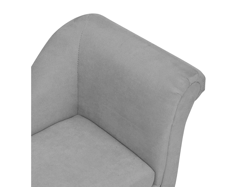 Le Havre  Canapé pour cen avec oreiller Gris 83x44x44 cm Peluche